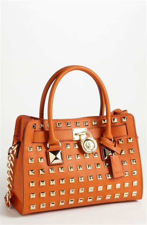 hamilton tasche michael kors|Michael Kors Hamilton studded bag.